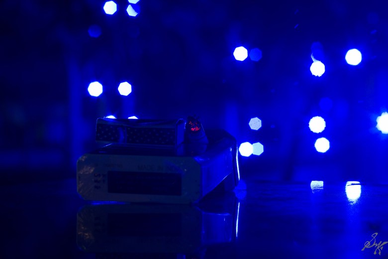 Blue lights bokeh!