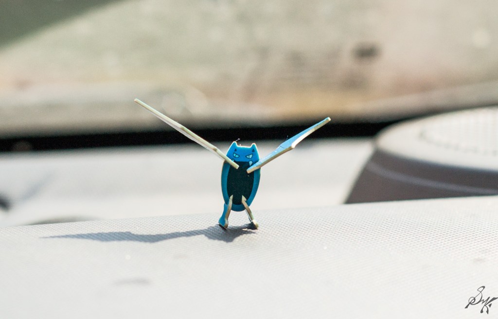 Pokemon Golbat cutout in light and shadow