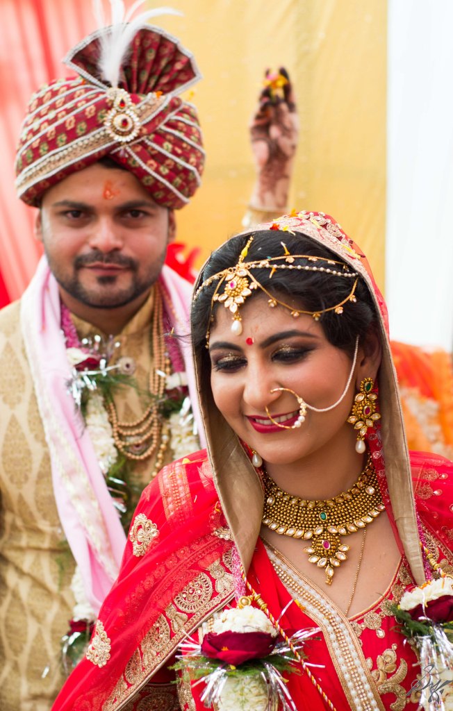 The bride and the groom
