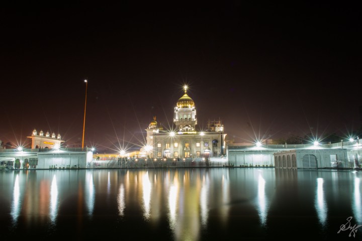 Long Exposure shot of Gurdwara Bangla Sahib, New Delhi, India