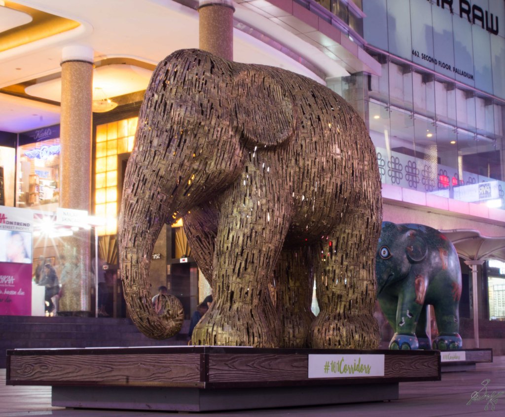 Brown Exotic Elephant from Elephant Parade, Mumbai 