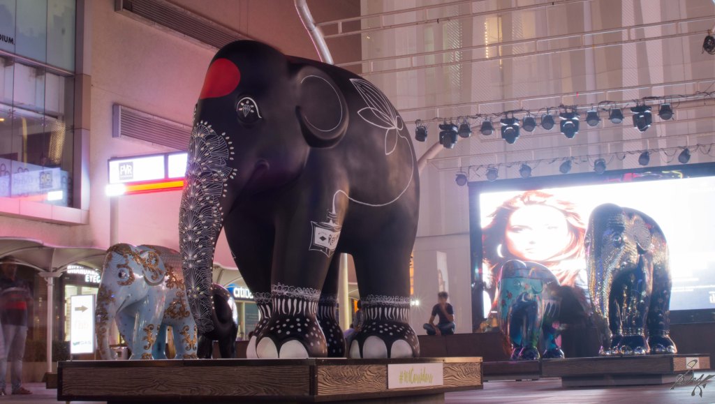 Black Elephant from Elephant Parade, Mumbai 