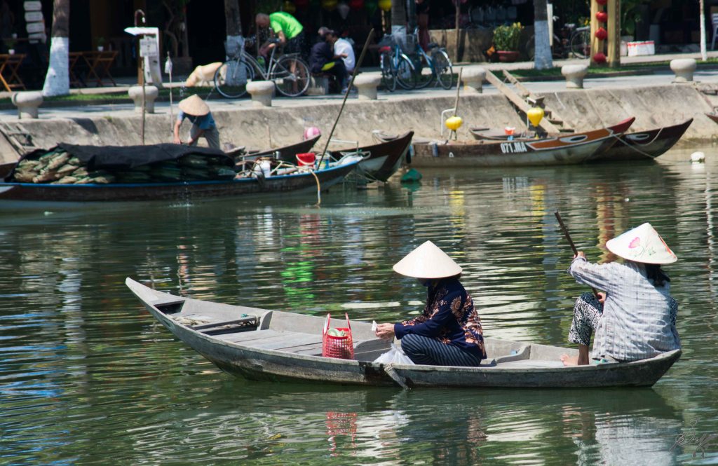 Boat on the Thu Bon river, Hoi An