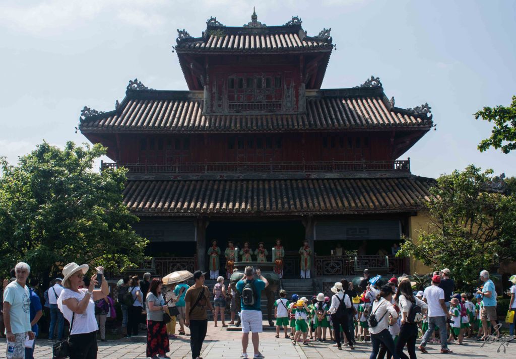 The central courtyard, Imperial Citadel, Hue, Vietnam