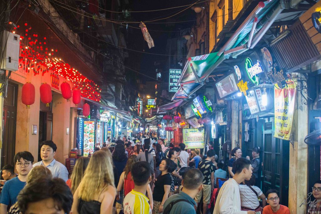 The food street, Hanoi, Vietnam