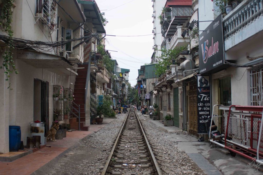 Train Street, Hanoi, Vietnam