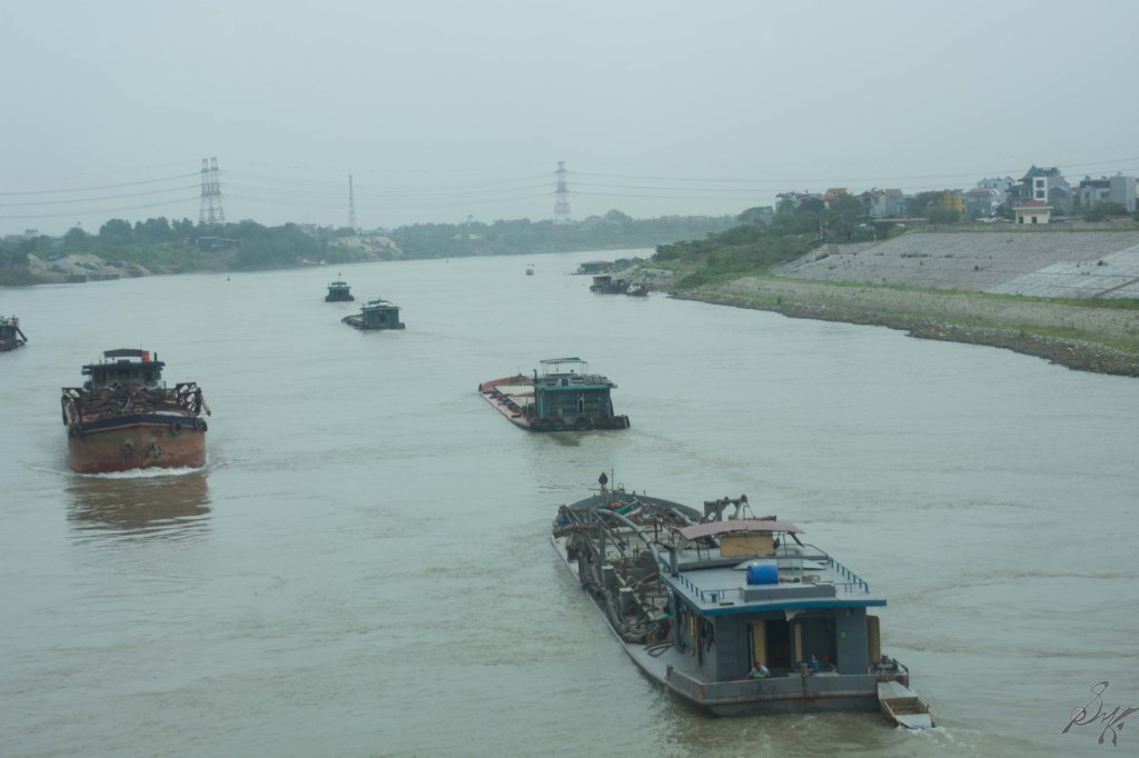 The Red River, Hanoi, Vietnam