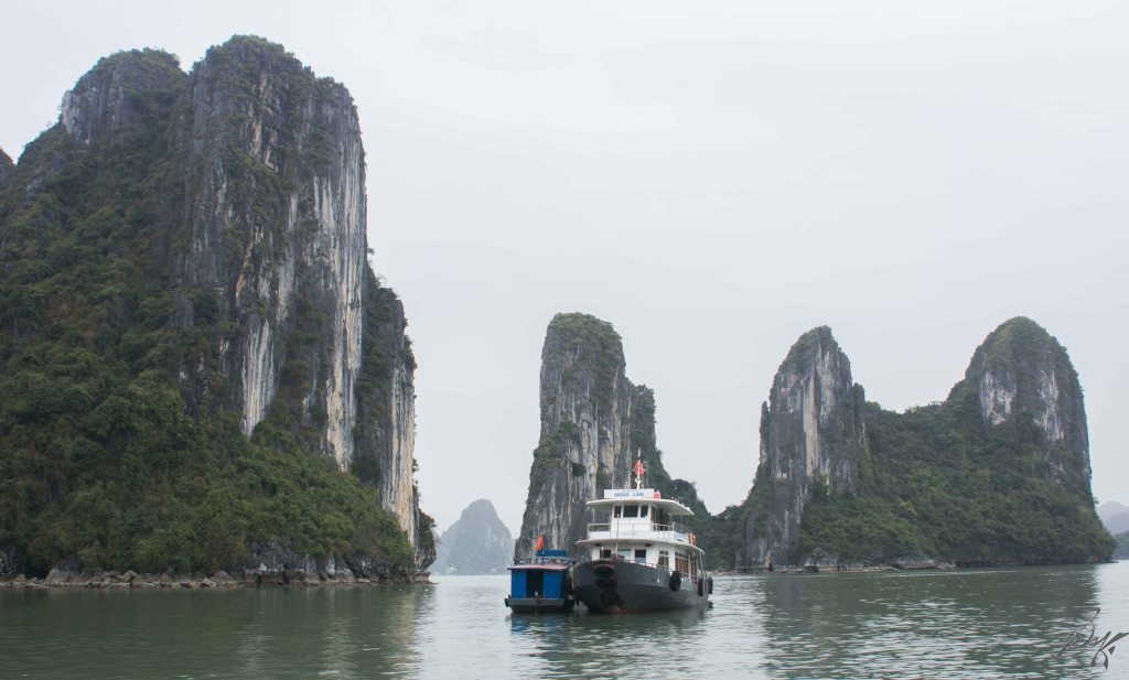 Towards the fishing village, Ha Long Bay, Vietnam