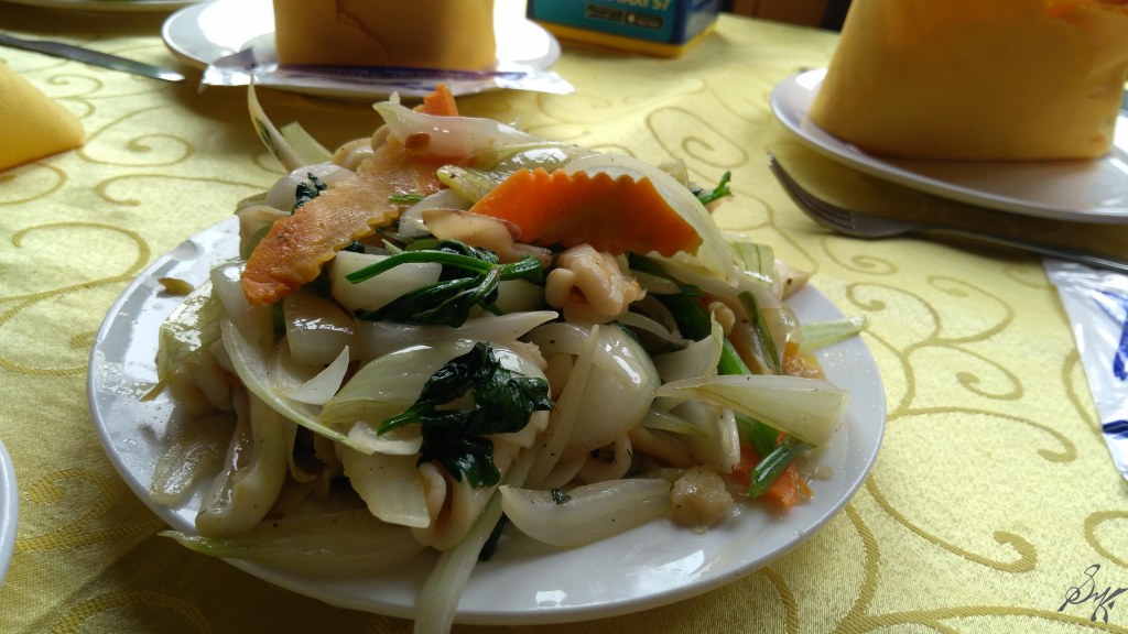 Squid salad, Ha Long Bay, Vietnam